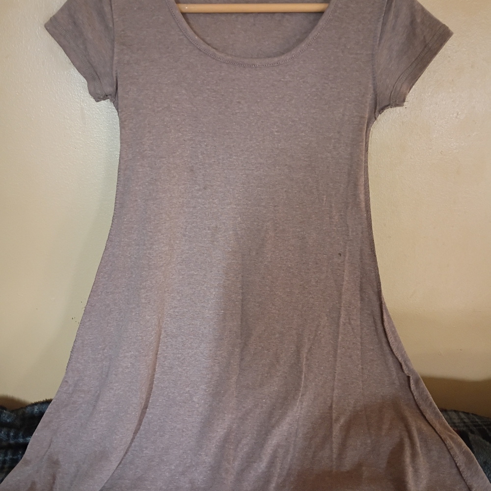 Elegant Gray Mini Dress